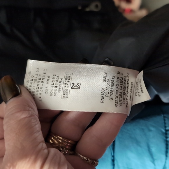 PATAGONIA* women's sz S 3 in 1 lined Parka zip/snap front zip in/out lining hood - Picture 13 of 17